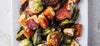 Fried Halloumi with Spicy Brussel Sprouts